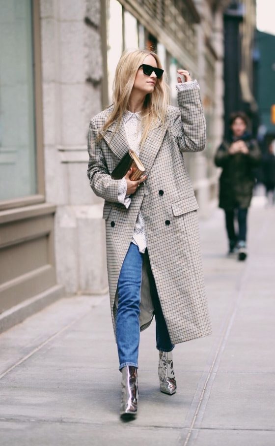 Long Plaid Coat Outfits Ideas for Winter - Outfitting Ideas