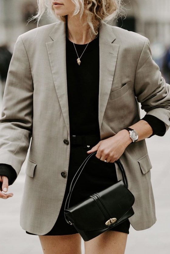 20 Ways To Wear an Oversized Blazer If You Love Short Skirts and ...