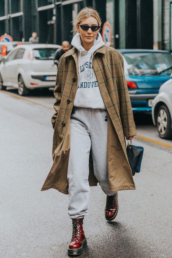 chic way to wear a tracksuit