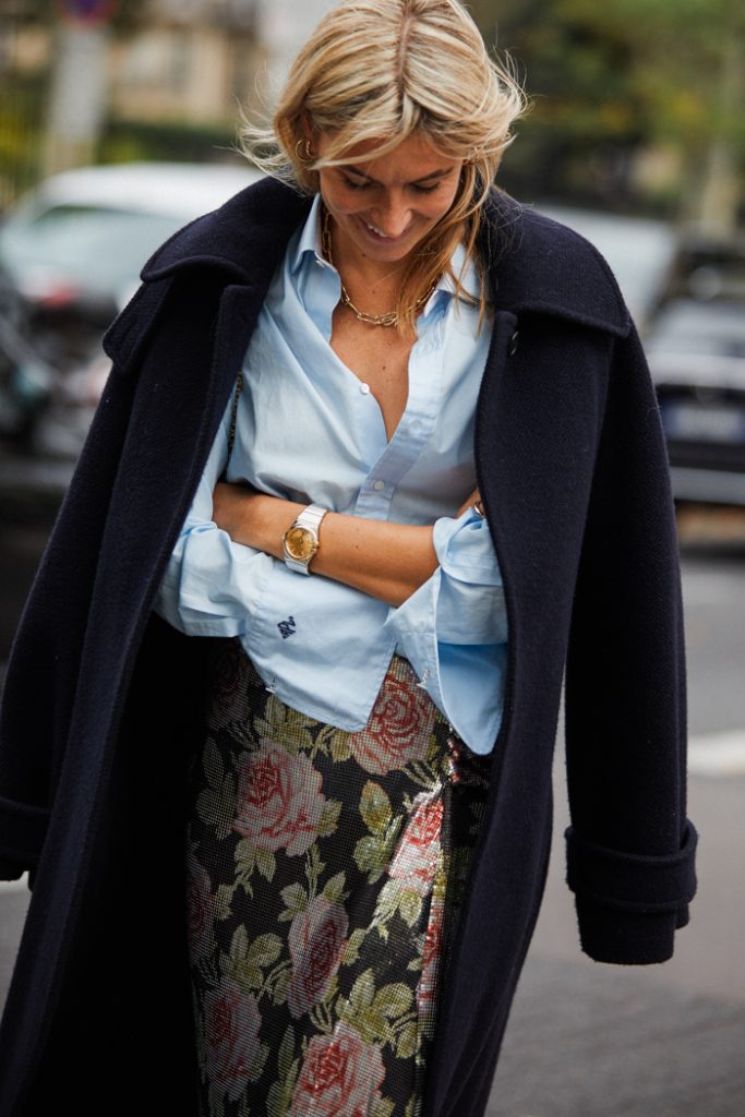 light blue button up shirt women's outfit