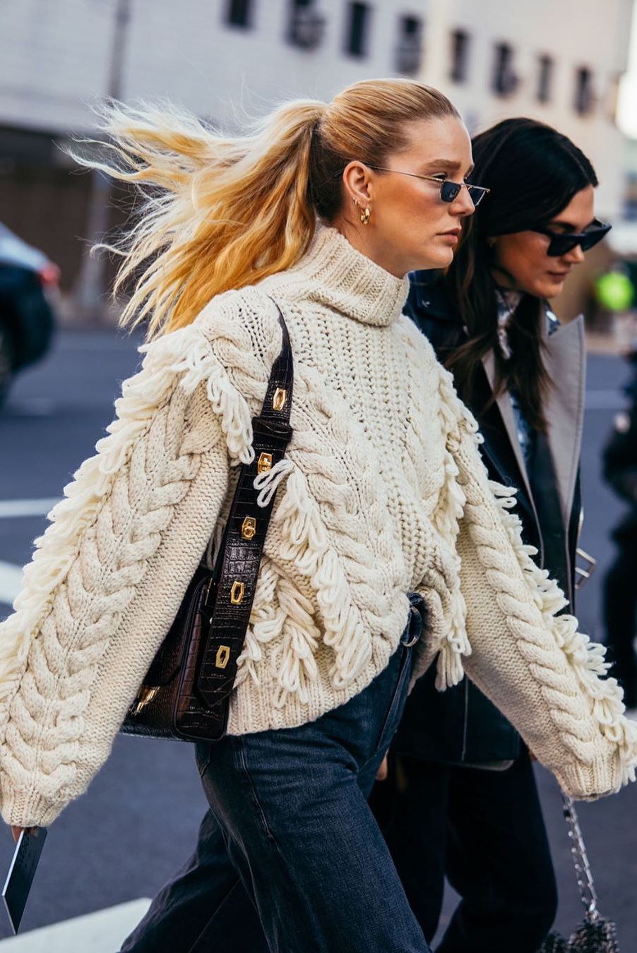 Chunky Cable Knit Sweater