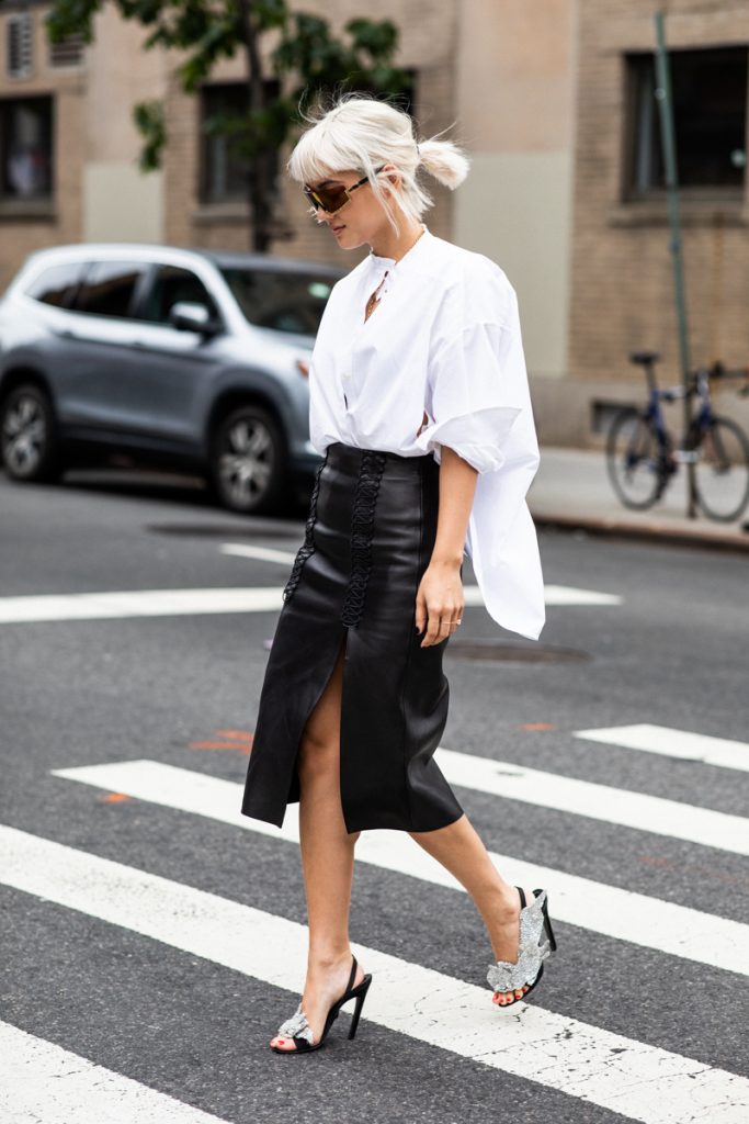 oversized white shirt outfit