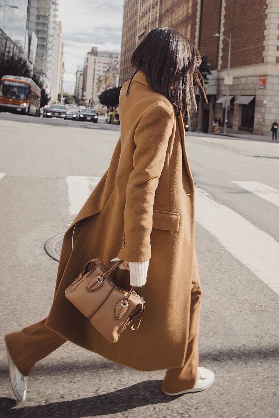 camel coat outfit ideas