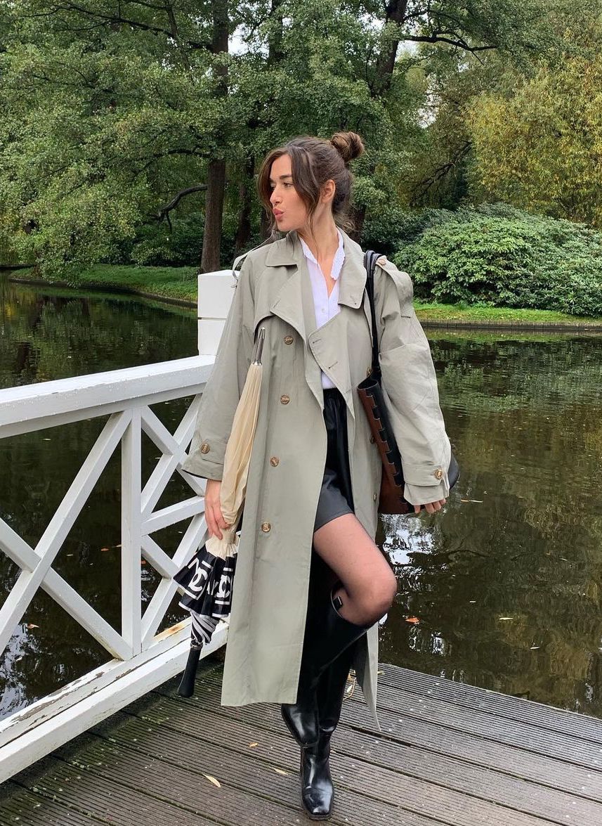 how to wear trench coat into fall